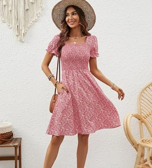 Berydress Smocked Sun Dress